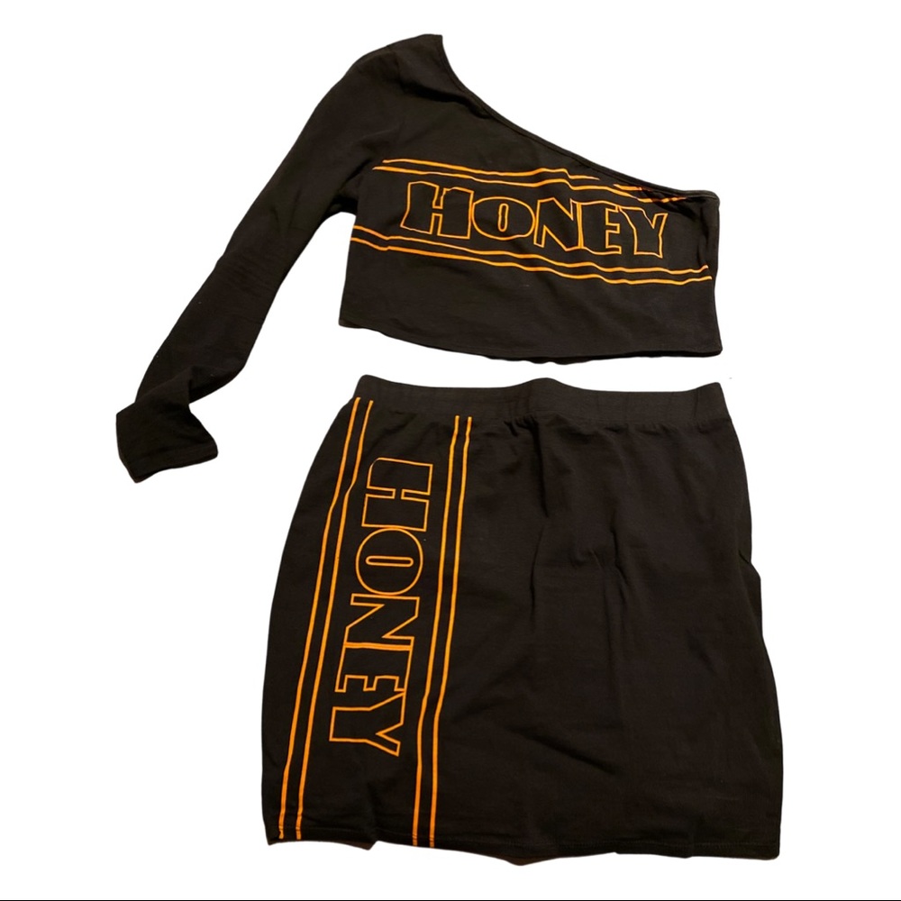 Fashion Nova Honey Skirt set